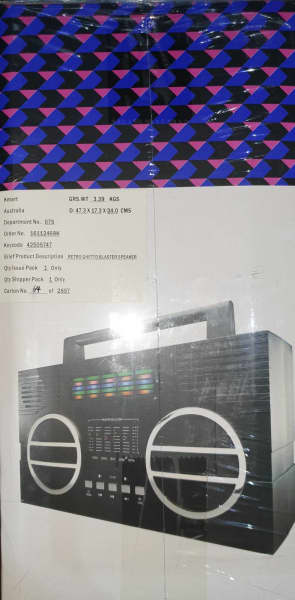 audiosonic bluetooth ghetto blaster