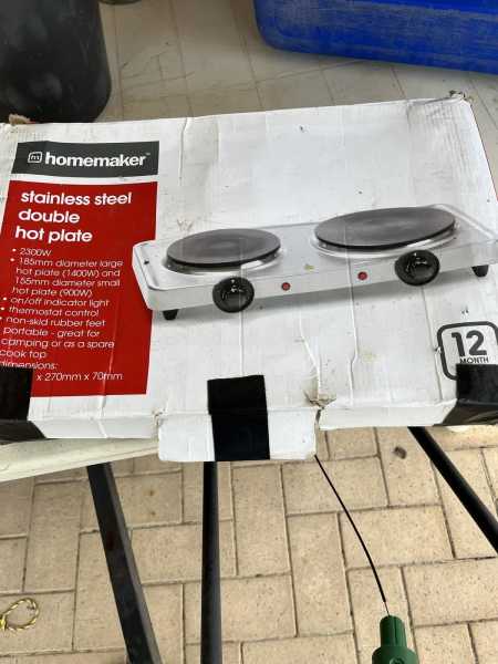 Electric hot plates, used twice,63014238461826115