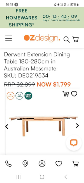 Oz Design Extendable Dining Table & Chairs628633803901451116