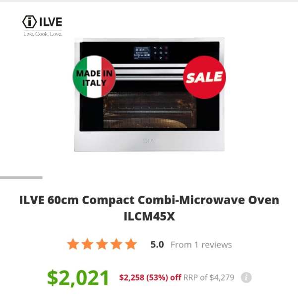 ILVE  Microwave oven63022633390338118