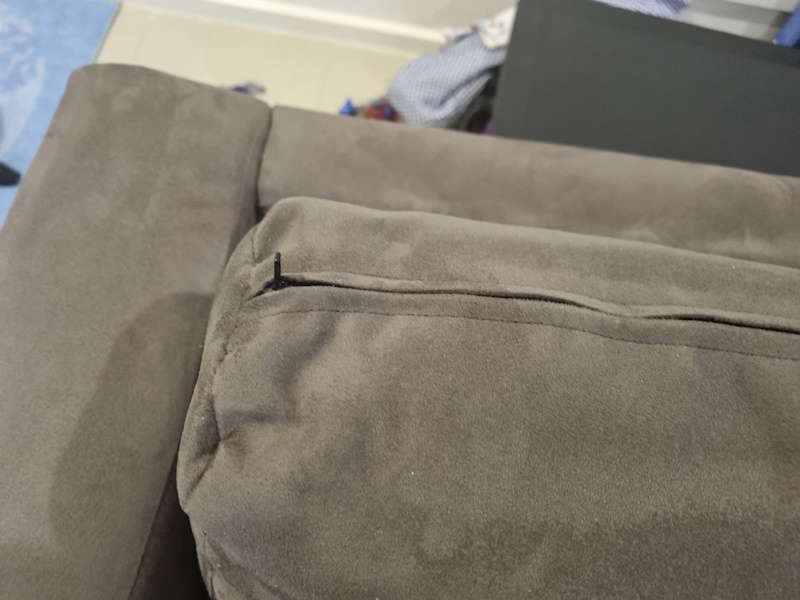 Freedom 2 two seater sofa, solid wood and suede62864724548609114