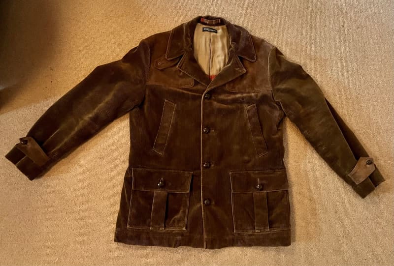 TOWNCRAFT LEATHER CAR COAT-