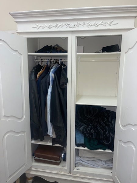 Vintage White French-Style Wardrobe62864723975553111