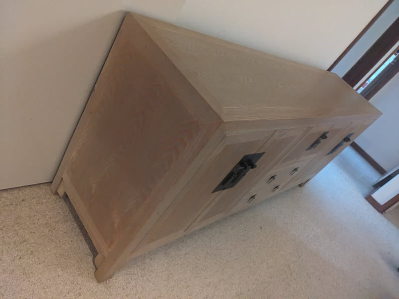 Solid timber cabinet sideboard and matching tall shelf storage62863369212035113
