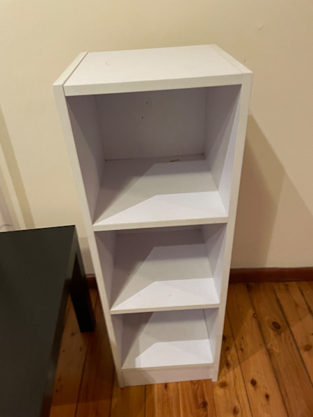 IKEA table and shelves62863411283201112