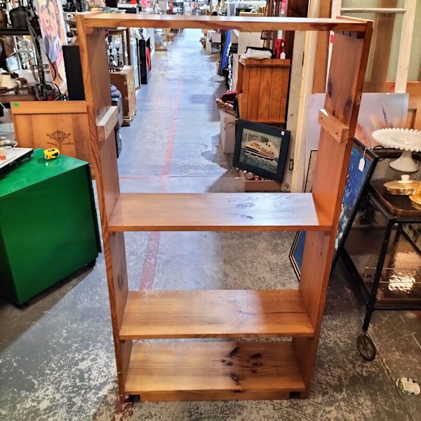 Open back timber book shelf/ tv unit. 62863840249731111
