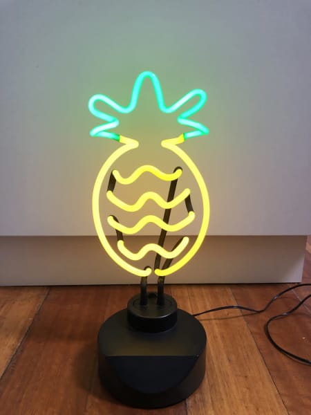 pineapple neon light kmart