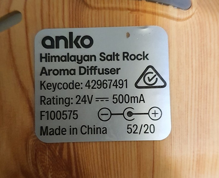 Himalayan Salt Rock Aroma Diffuser, working like NEW, Carlton pickup63612128488962111