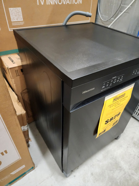 HISENSE Black Steel Dishwasher with 16 Place Settings HSAP16FB63019077026819112