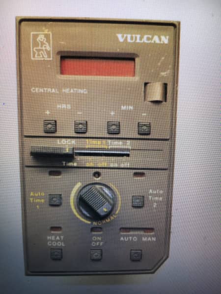 Vulcan Cx90 Vulcan Ducted Heating Control Panel Gas Ducted Heating
