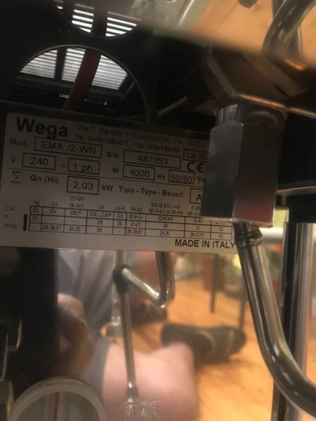WEGA 2 Pot Espresso Machine LPG63443954448897113