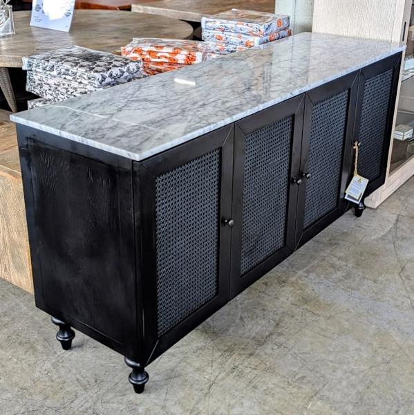 NEW 2PCS LIVING ROOM BUFFET WITH MARBLE TOP+ COFFEE TABLE-$229962863412194947112
