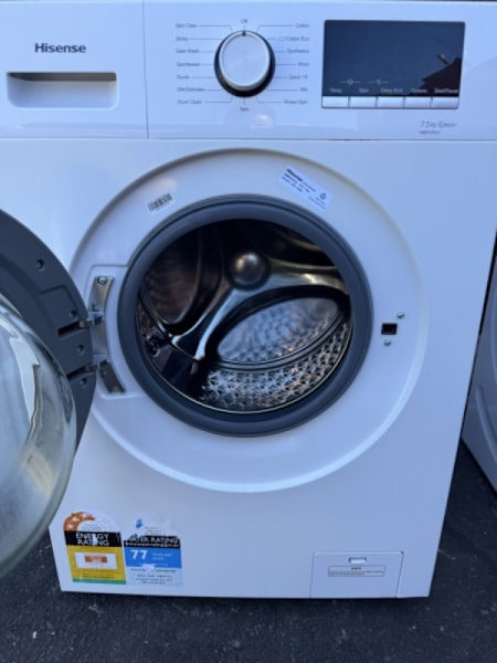 Refurbished Hisense 7.5kg washing machine63012913022210113