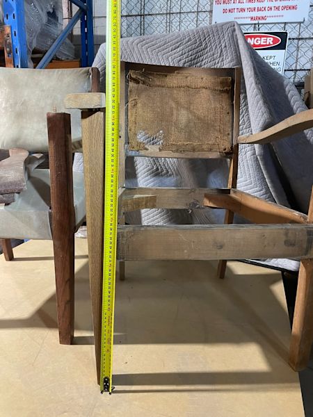 2 x Vintage Timber Armchairs for restoration62864722783875113