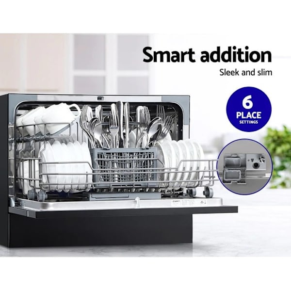 Benchtop Dishwasher 6 Place Setting Counter Bench Top Dish Washer63016483514753113