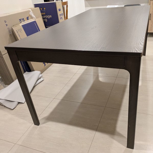 IKEA Dark Brown Extendable Dining Table 6-8 Seater62929669266563112
