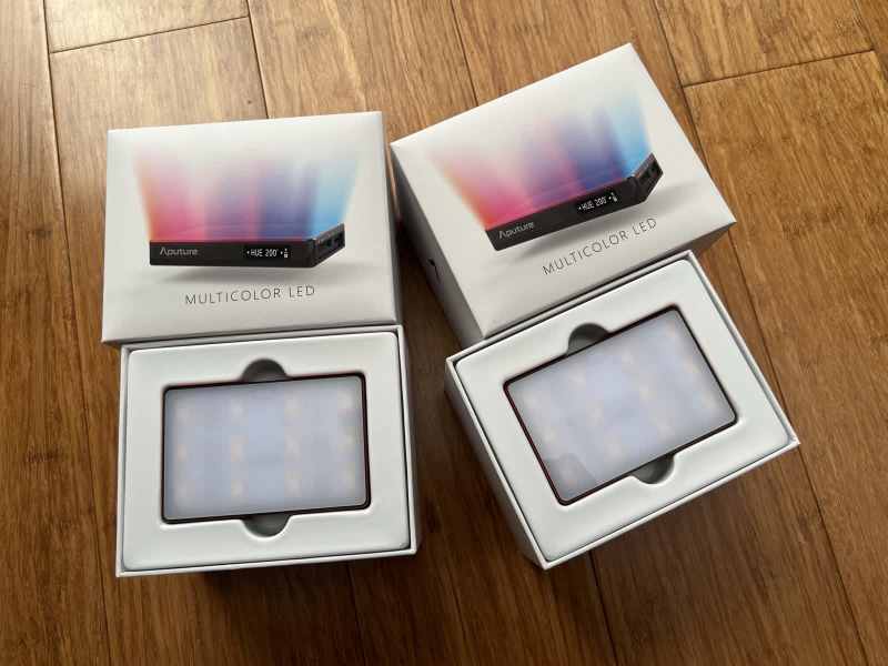 aputure multicolor led hue 200