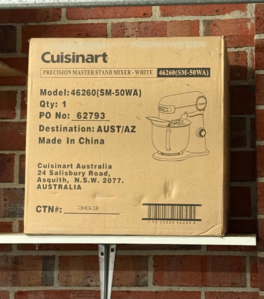 Cuisinart precision master stand mixer white brand new in box63612128423939110