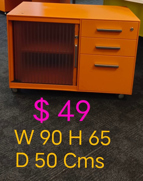 30 @ $ 49  Each Caddy Pedestal storage stationery toolbox mobile metal62864724048641113