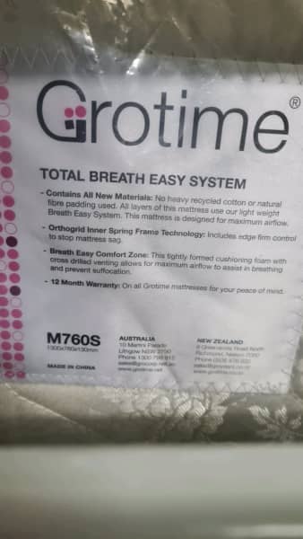 grotime mattress m760s