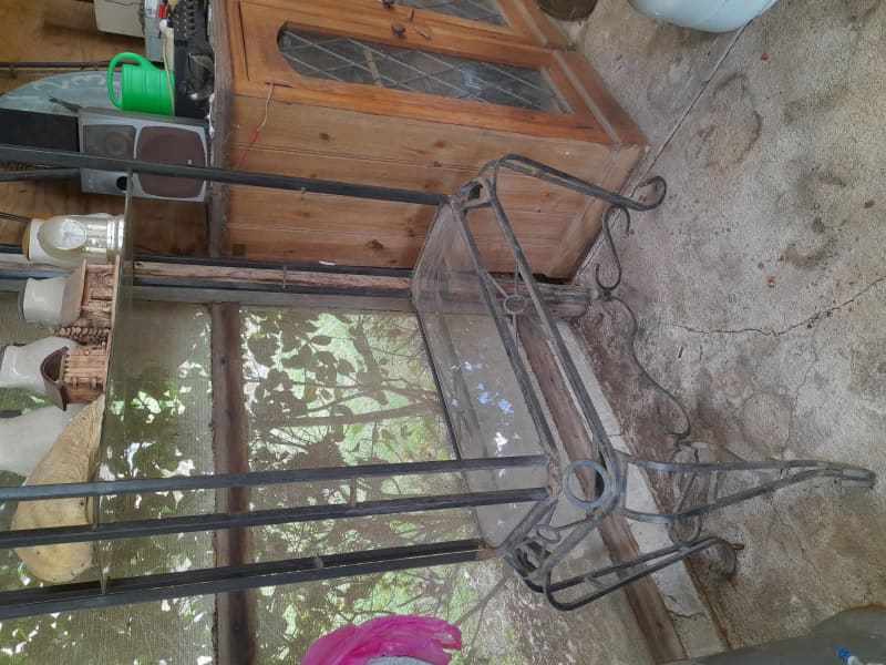 Wrought iron display case62863410562306111