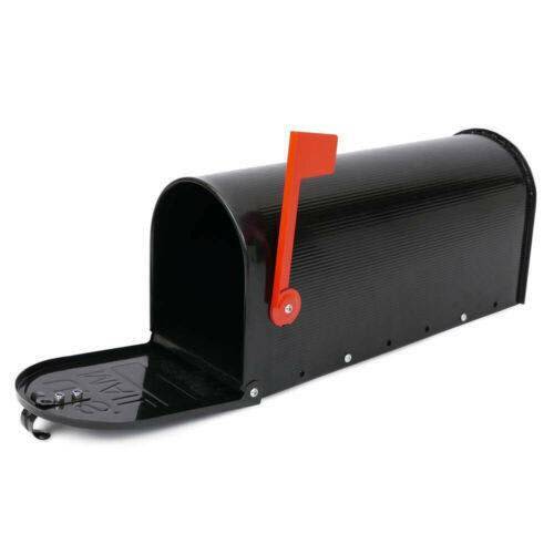 Mailbox Letterbox Black US Style Vintage American Mail Letter Box630089800519691117