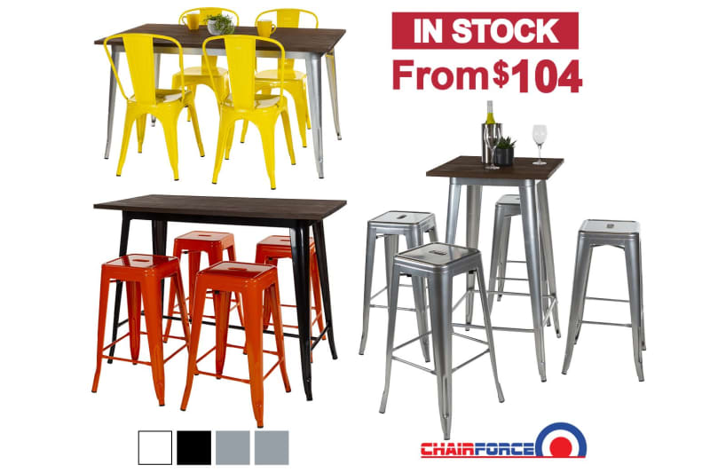 Replica Tolix Table Range - Matching chairs and stools available628633840911391123