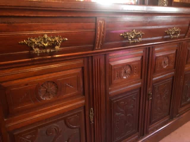 Magnificent Mahogany Antique Mirrored Wall Cabinet in Exellent Conditi62863383438723111