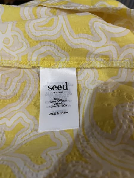 Seed Heritage 100%Linen Pink Cami,Size 8