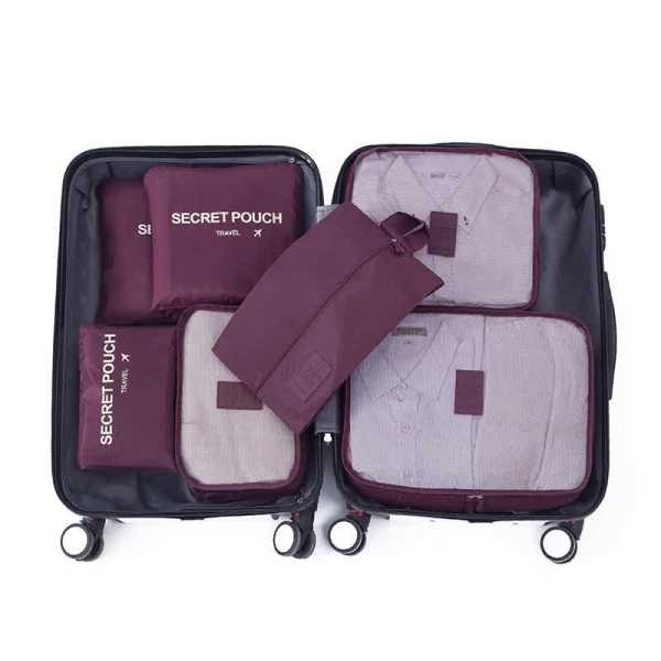 Travel Packing Cubes Set lightweight Space Savers, For Suitcases 7pcs63016910481283112