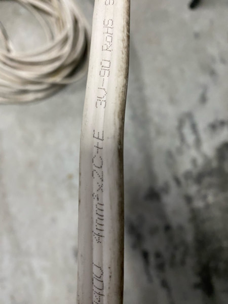 $50.00 Electrical Cable 4m 30 meters 63013350857986111
