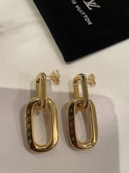 SOLD!!! Louis Vuitton Louise Hoop Earrings, Women's Jewellery, Gumtree  Australia Cockburn Area - Coogee