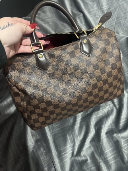 Authenticated Used LOUIS VUITTON Louis Vuitton LV Speedy Pearl