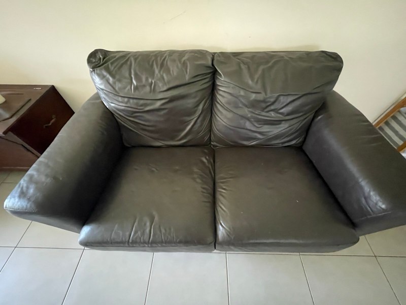 2 Seater Chocolate Brown Nick Scali Leather Lounge62863379783042111