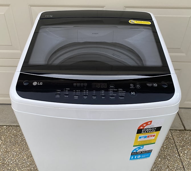 LG 7.5kg Top Load Washing Machine with Smart Inverter Motor - WTG752063442714119042111