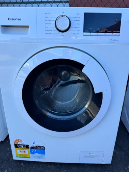Refurbished Hisense 7.5kg washing machine63012913022210111