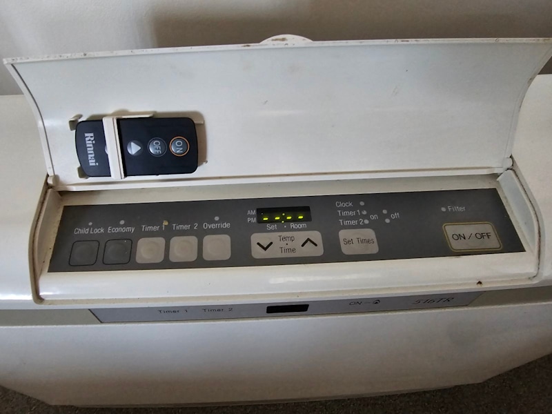 Rinnai Gas Heater 516TR63470145150209110