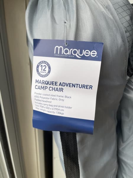 Marquee adventurer camp discount chair