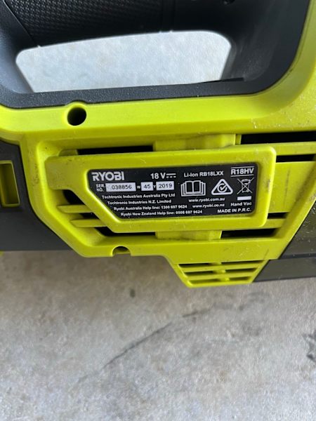 Cordless ryobi vacuum 63023087152385112