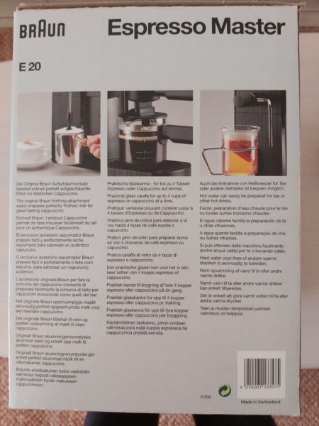 Espresso Master coffee machine by Braun63023086164867114