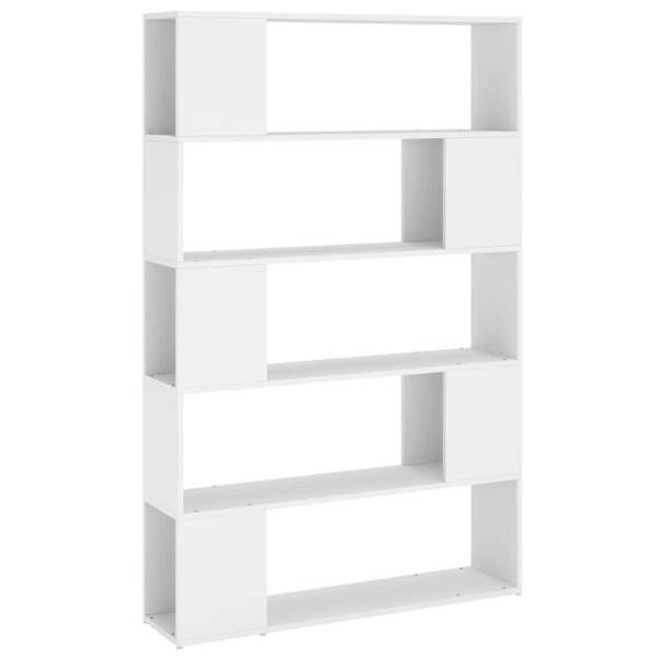 Book Cabinet Room Divider White 100x24x155 cm Engineered Wood62864722863489113