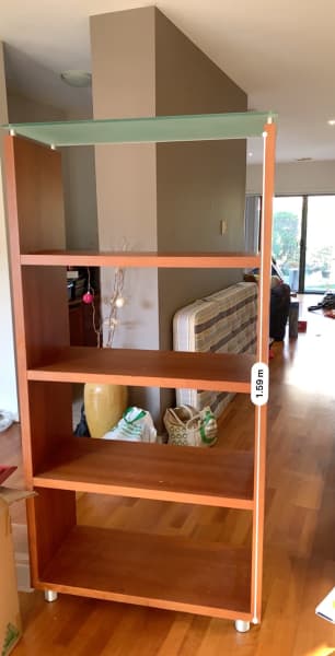 Solid timber book shelf62863838944258114