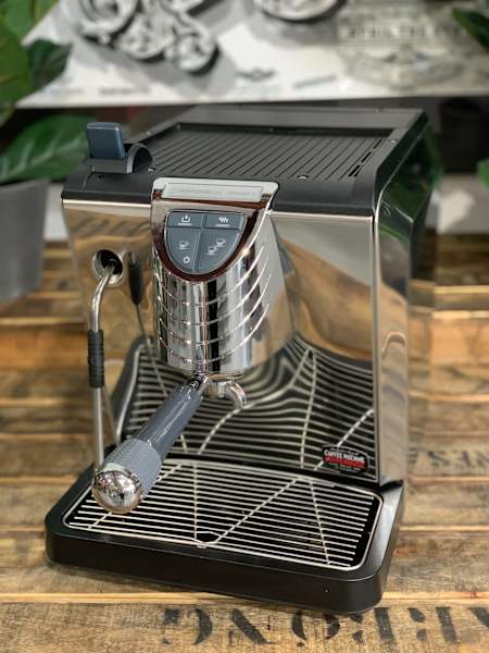 NUOVA SIMONELLI OSCAR II 1 GROUP BRAND NEW STAINLESS & BLACK ESPRESSO634421562090271114