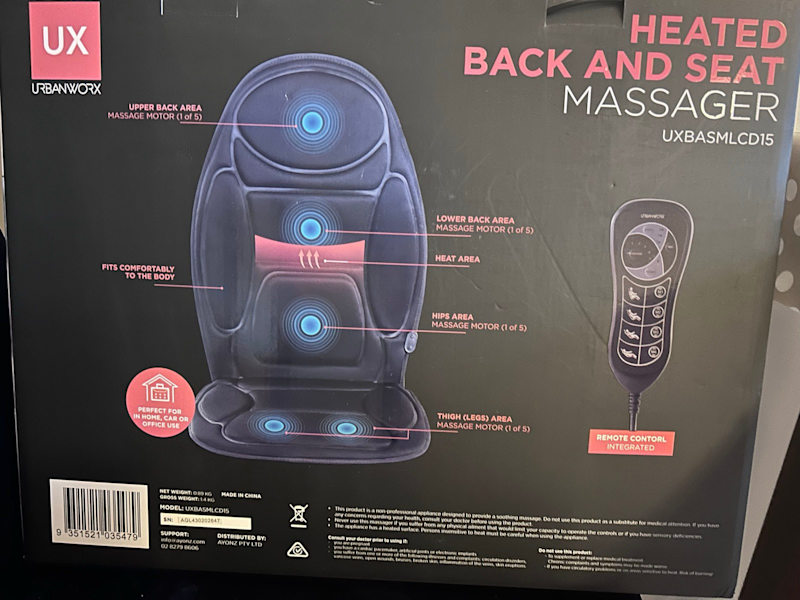 Back & Seat Massager with Heating63019078451458114