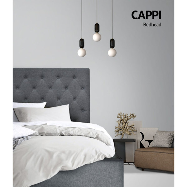 PERLA Elegant Bed Head Headboard Bedhead Elegant Button-Tufted, King S62863410372993113