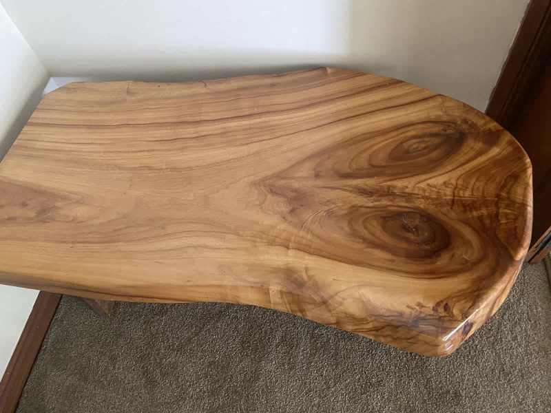 Camphor laurel slab coffee table 62863375451522113