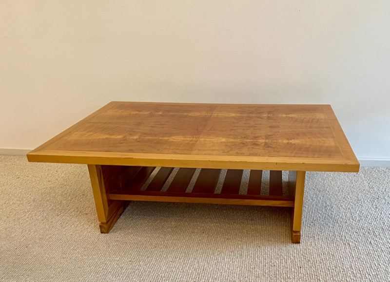 Coffee Table Hand Crafted Rex Heathcote Tasmanian Maple & Huon Pine62863369622529112