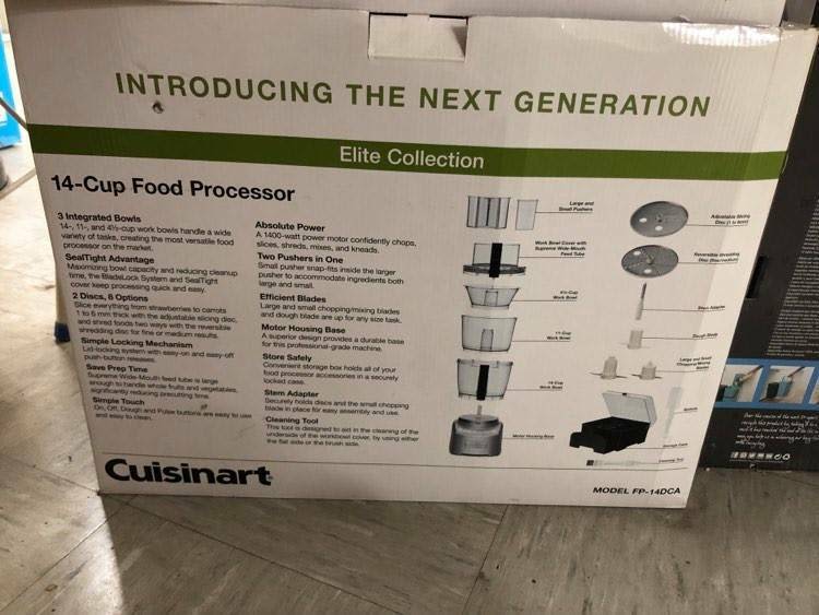 Cuisinart food processor 14 cup last one avail63021279271938112