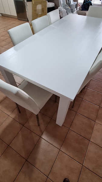 Dining table - white Hamptons62863370075651113