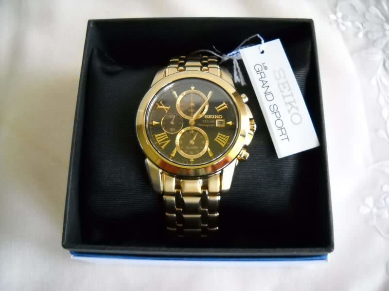 Brand New Seiko Le Grand Sport 362100 Gold Plated Mens Watch | Watches |  Gumtree Australia Fairfield Area - Wakeley | 1304879167